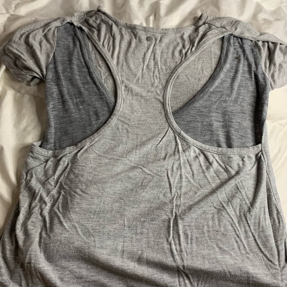 grey zella workout shirt